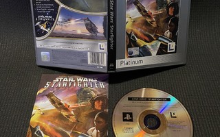 Star Wars Starfighter Platinum PS2 CiB