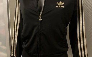 ADIDAS -:¦:- UPEA musta/kulta URHEILUTAKKI -:¦:- 38