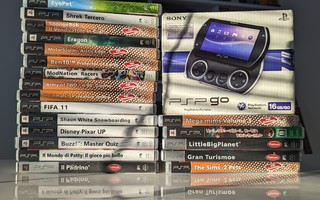 PSP Go + UMD Pelejä